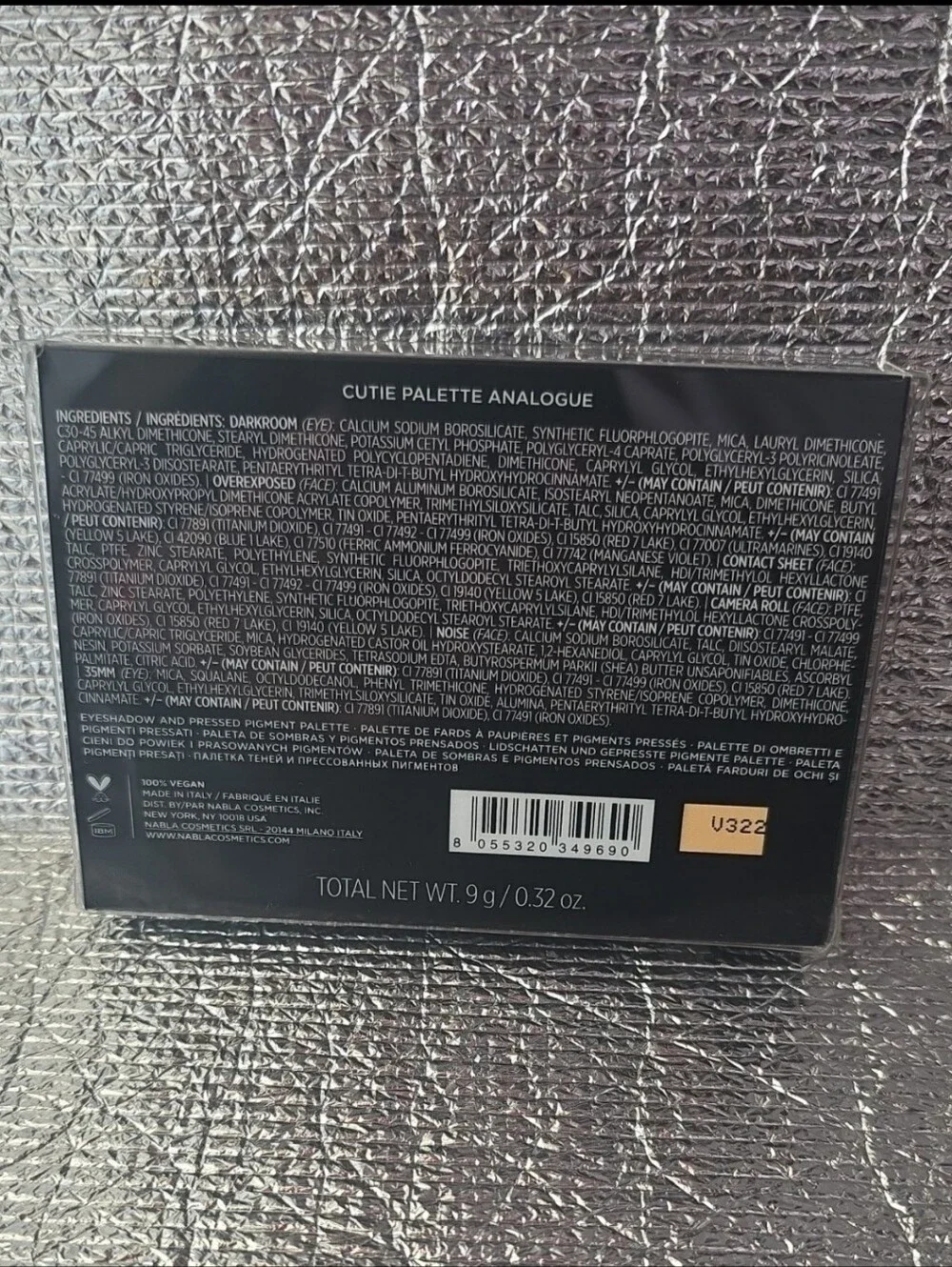 Nabla Palette Eyeshadow – Warm Brown & Gold Shades